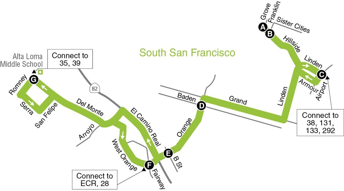 نقشه از San Francisco, مدارس ابتدایی