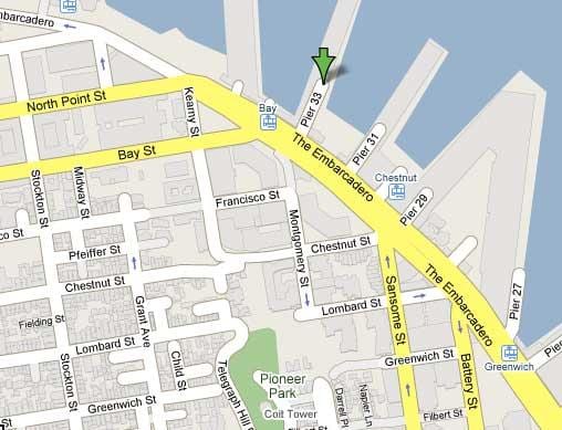 اسکله 33 San Francisco map