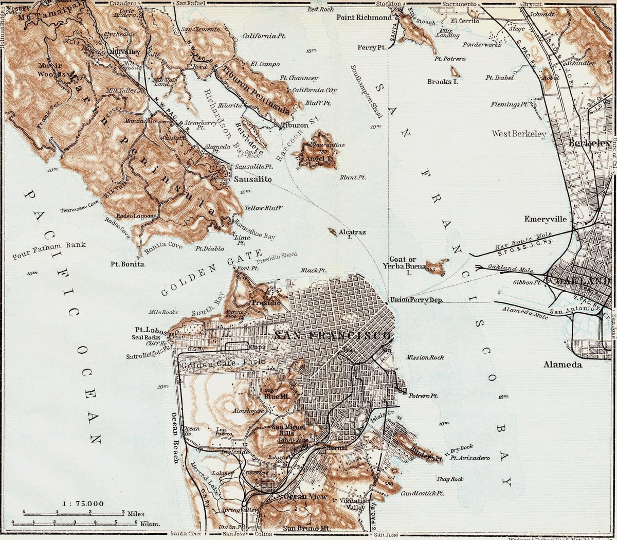نقشه از San Francisco