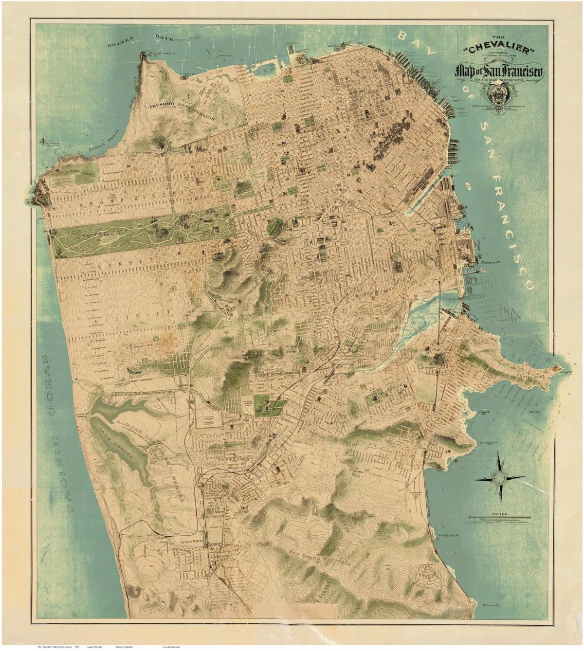 نقشه از San Francisco 
