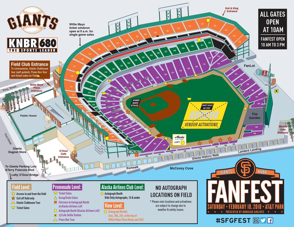 San Francisco giants نقشه