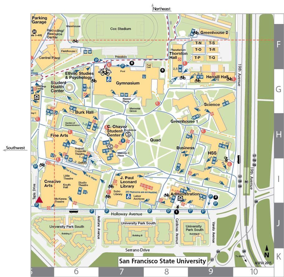 نقشه SFsu