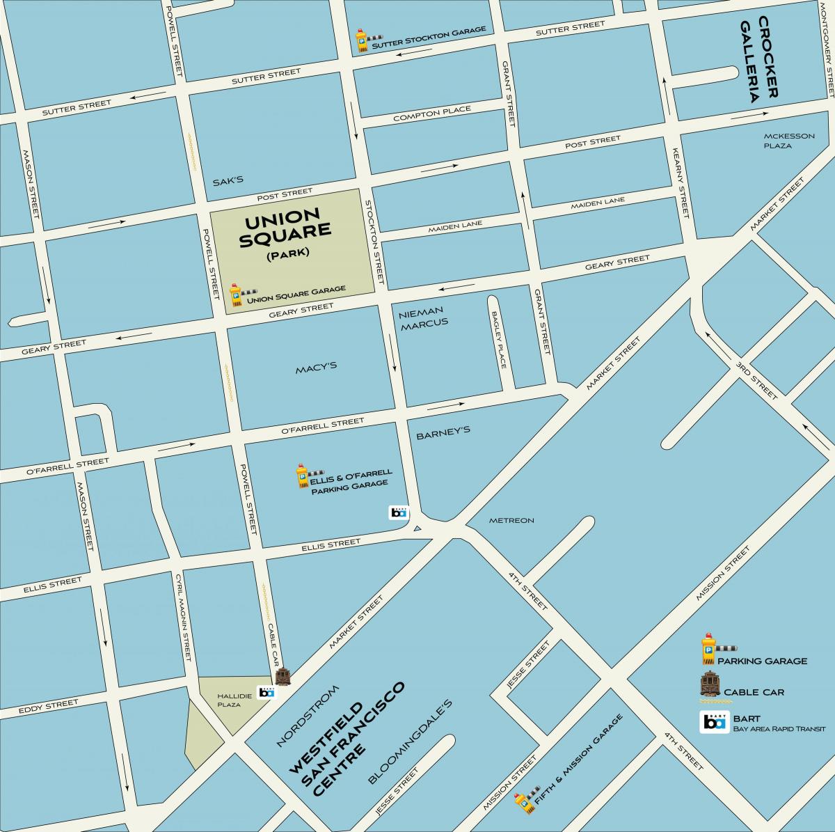 San Francisco, خرید نقشه