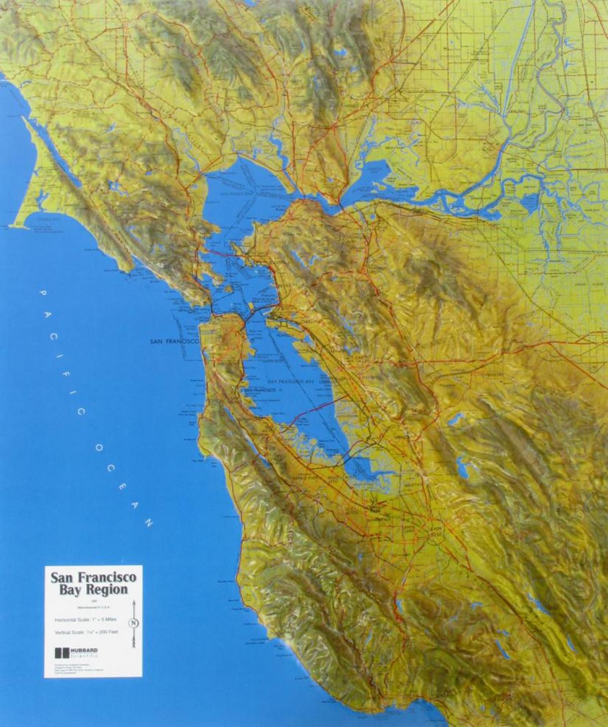 نقشه از San Francisco امداد