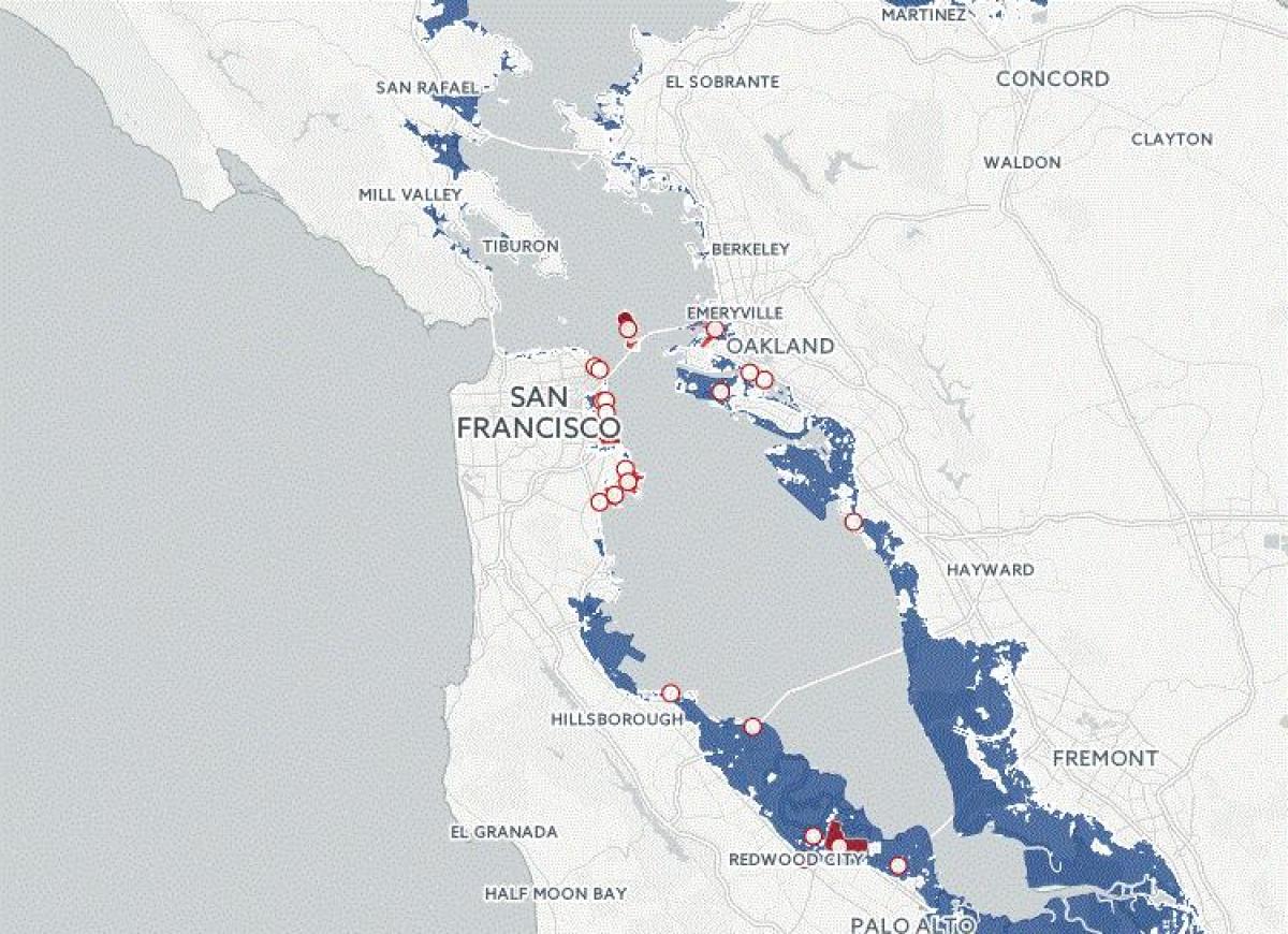 نقشه از San Francisco سیل