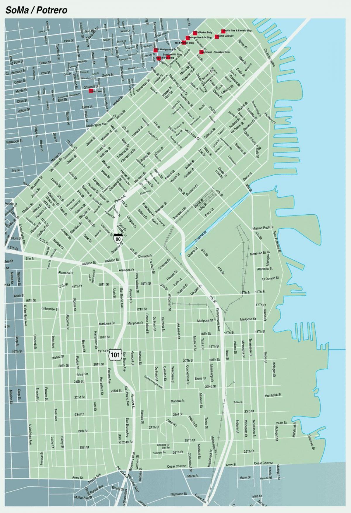 نقشه سوما سان فرانسیسکو