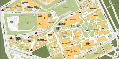 SF دانشگاه دولتی نقشه