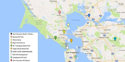 نقشه از San Francisco باید ببینید