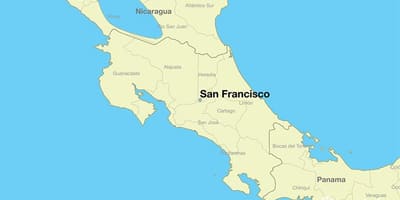نقشه از San Francisco در جهان