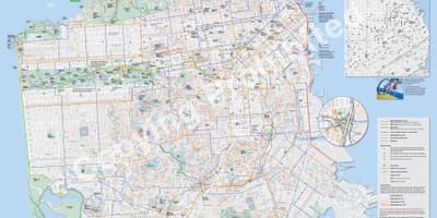 نقشه از San Francisco, دوچرخه