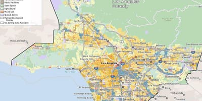 نقشه از San Francisco منطقه بندی 
