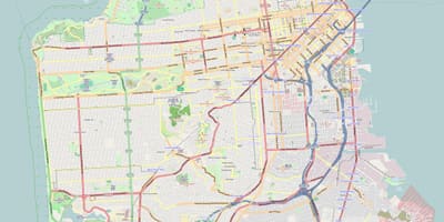 نقشه از San Francisco, طرح