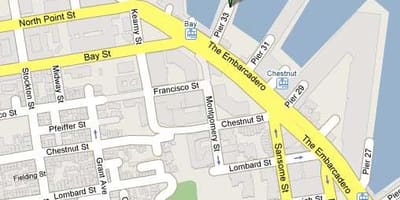 اسکله 33 San Francisco map