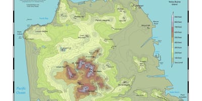 نقشه از San Francisco, topo