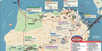 نقشه از San Fran هاپ در هاپ خاموش 