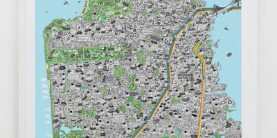 نقشه از San Francisco, هنر