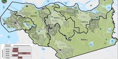 نقشه از SF سرپرست منطقه
