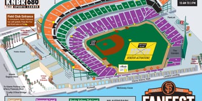 San Francisco giants نقشه