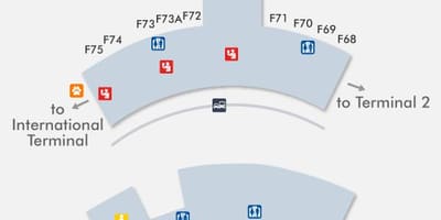 فرودگاه SFO نقشه ترمینال 3