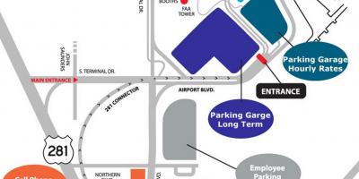 SFO پارکینگ نقشه