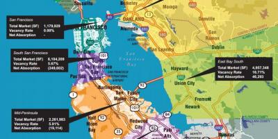 نقشه از منطقه خلیج املاک و مستغلات