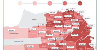 سان فرانسیسکو اجاره قیمت نقشه