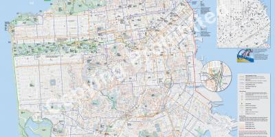 نقشه از San Francisco, دوچرخه