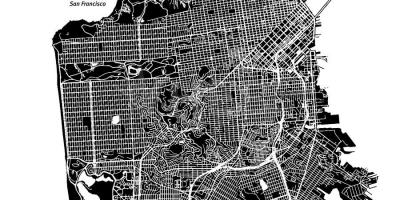 نقشه از San Francisco, وکتور