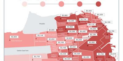 منطقه خلیج قیمت اجاره نقشه